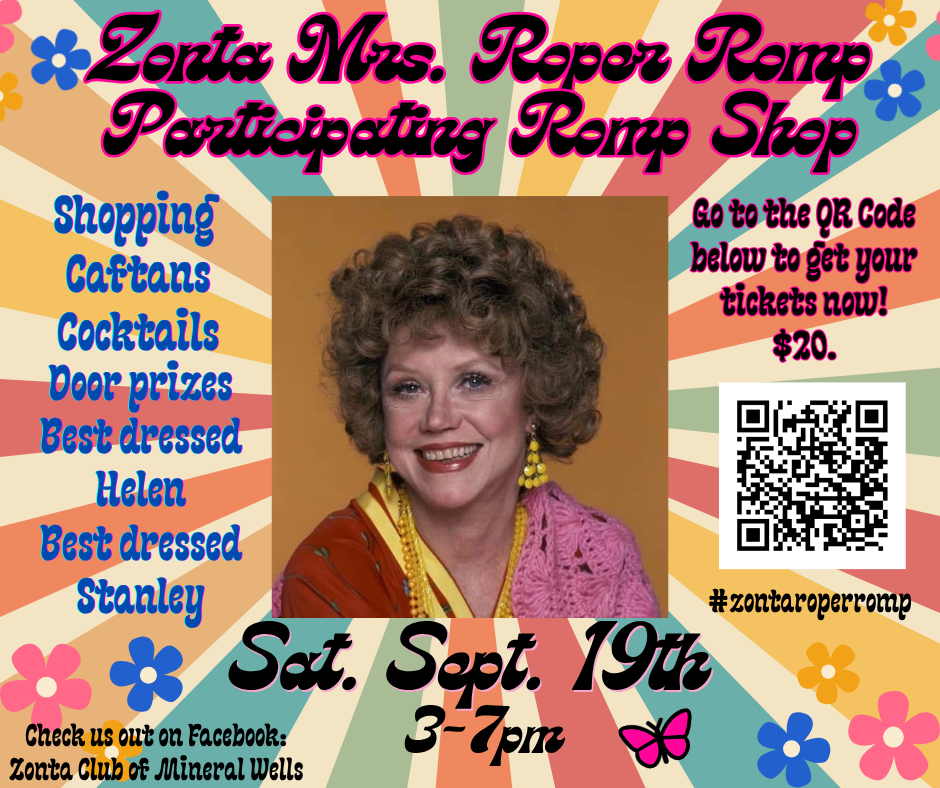 Zonta Mrs. Roper Romp 2026 flyer